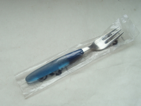 WMF - Fun ( blau ) - Cromargan - Kuchengabeln